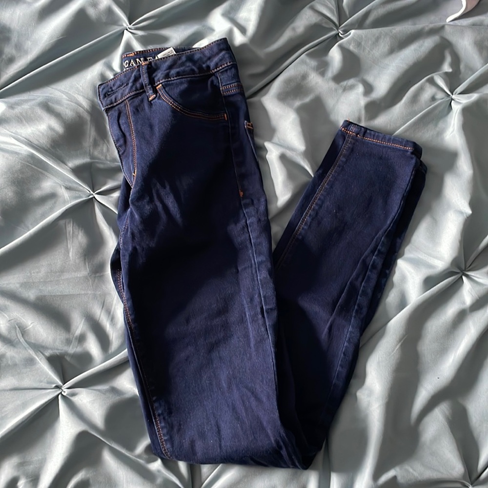 America Eagle Dark Wash High Waist Jegging